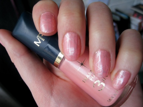 Max Factor Candy Pink, m64 and Konad Silver
